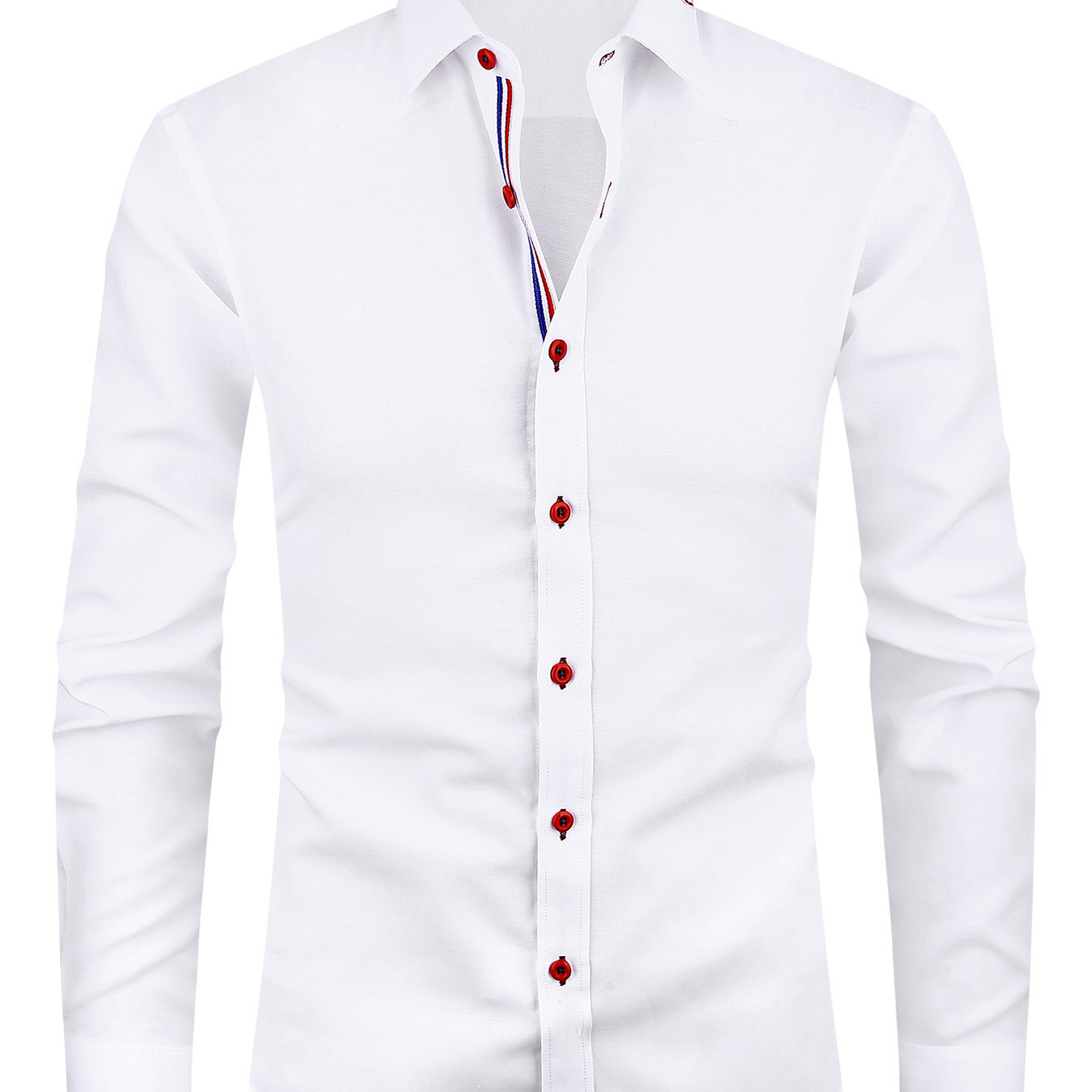 正肩棉涤长袖衬衫男-562501跨境专供,男装,衬衫,淘宝优惠券,粉丝福利购,淘宝优惠卷