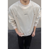 港风外景黑墙大码 HW26122 圆领长袖 HW25927改薄 卫衣M 特P30