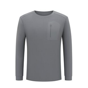 宾杰【厂家直销】家同款巴斯绒抓绒卫衣男女同款长袖T恤2025秋