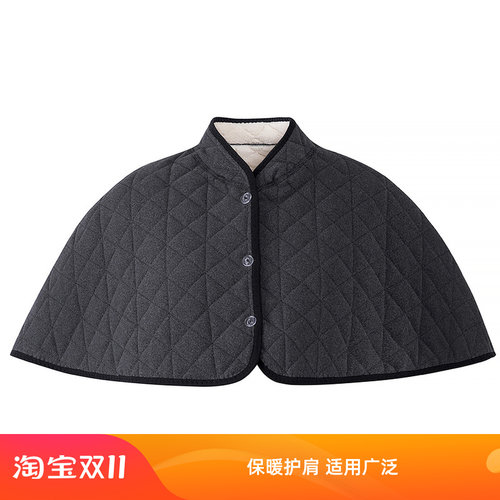 冬季加绒护肩保暖斗篷