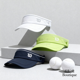 Wilson 威尔胜 空顶帽 男女防晒 网球 高尔夫 羽毛球 运动 遮阳帽