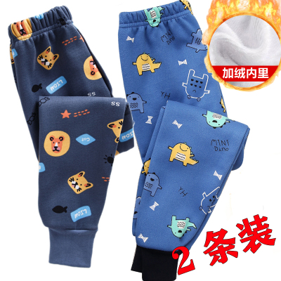 中小童加绒加厚单条冬季保暖秋裤