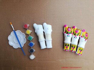 益智高密泥老虎民间手工艺品摇拉猴甩猴皮猴子吧嗒棒纪念儿童玩具