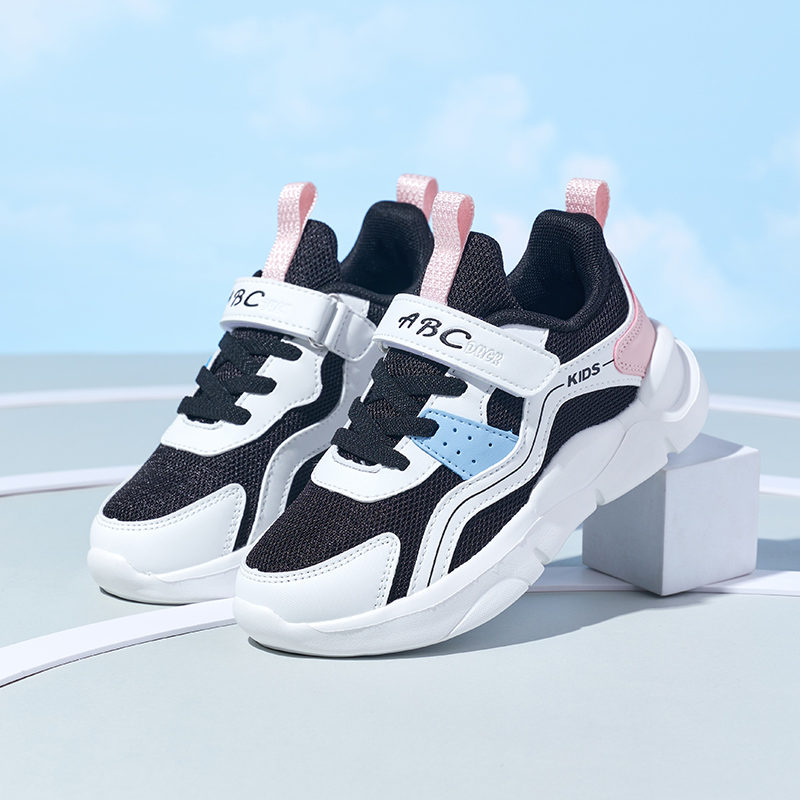 ABC女童春季网面透气运动鞋