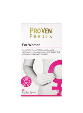英国PROVEN蔓越莓女性益生菌胶囊私处护理妇科专用30粒26.11月