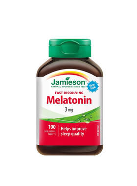 jamieson健美生褪黑素非软糖退黑素睡眠片 Melatonin褪黑素安瓶