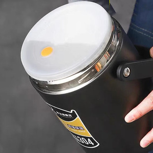 敬之宝保温提锅密封盖保温桶圆盖不锈钢饭盒内盖通用防溢盖子配件
