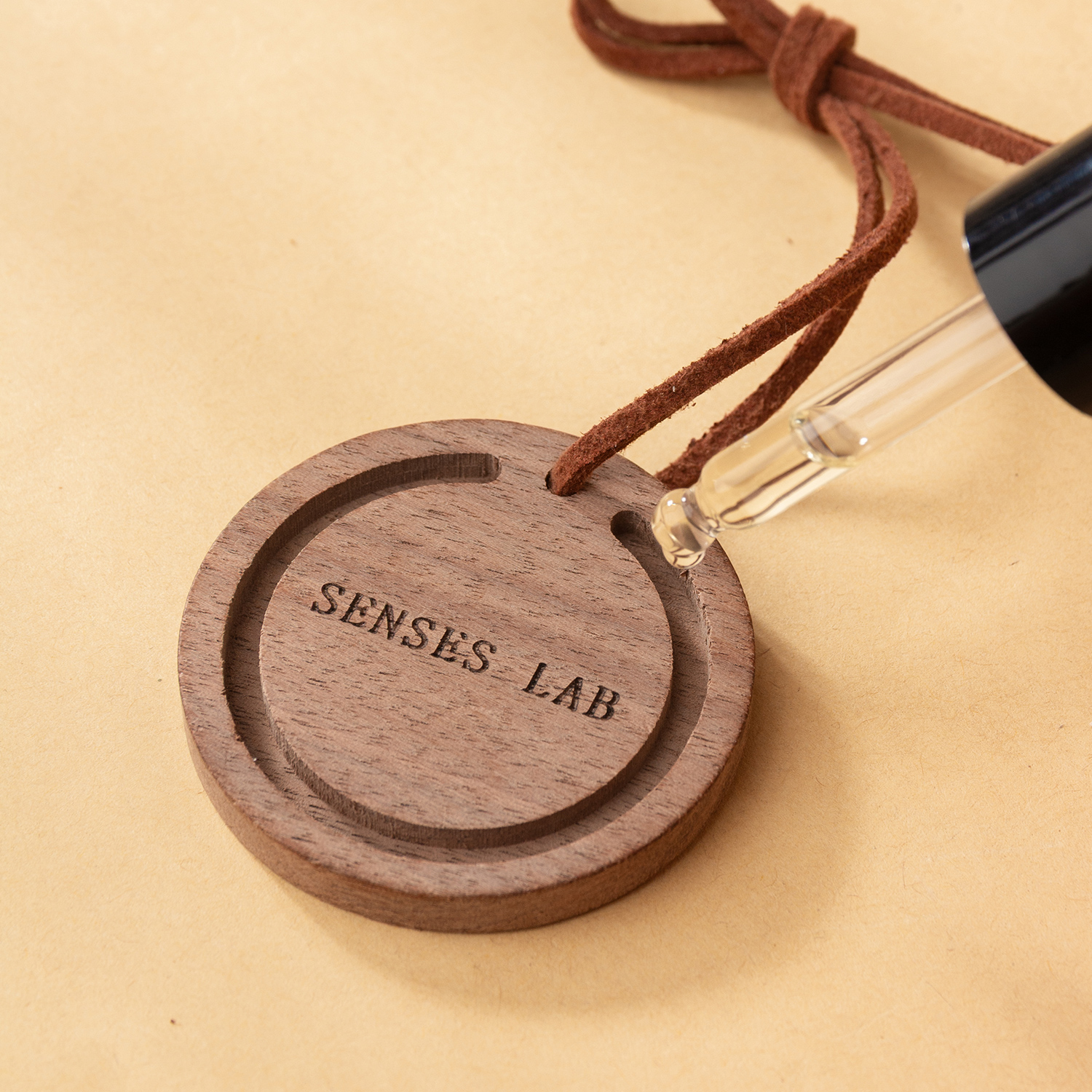 黑胡桃木车载扩香木DIY定制香薰