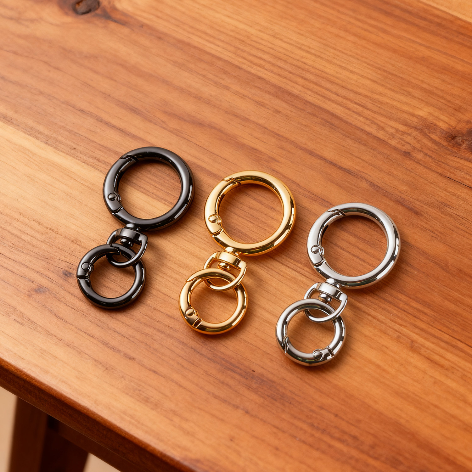 高品质金属弹簧圈钥匙扣挂件汽车链圈环简约DIY小配件多种款式,节庆用品/礼品,钥匙扣,淘宝优惠券,粉丝福利购,淘宝优惠卷