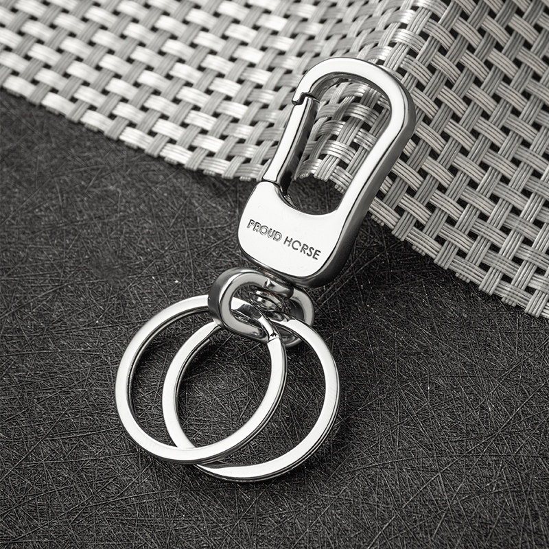 创意钥匙扣挂件简约个性精致双圈汽车钥匙链圈环网红男士腰挂挂饰,节庆用品/礼品,钥匙扣,淘宝优惠券,粉丝福利购,淘宝优惠卷