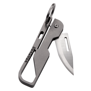 钛合金拆快递小刀钥匙扣挂件 高品质EDC户外男士随身开箱小工具