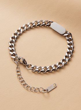 古巴手链男款小众设计高级感美式