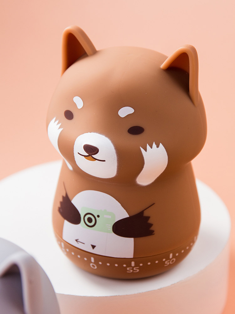 CARTOON ANIMAL MECHANICAL TIMER FOR CHILDREN STUDENTS BRUSHING QUESTIONS TIMER KITCHEN BAKING ALARM CLOCK TIME MANAGER