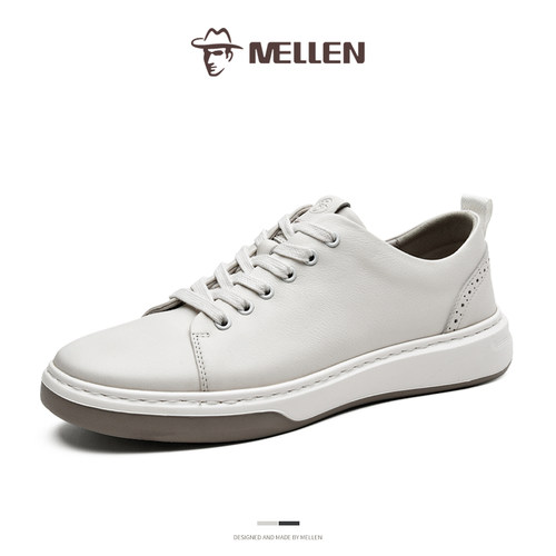 MELLEN名郎男鞋新款潮流舒适休闲滑板鞋缓震轻量耐磨运动休闲鞋男