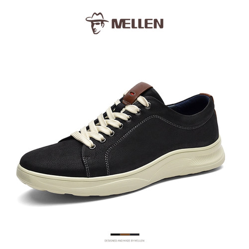 MELLEN名郎真皮超轻系带休闲鞋