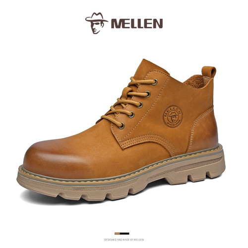 MELLEN名郎马丁靴真皮潮流工装靴