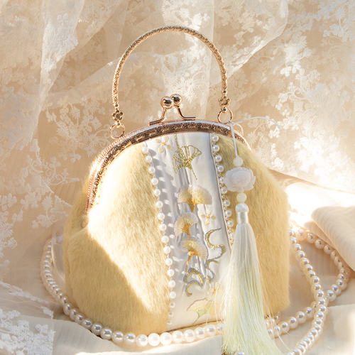 树里原创手工包旗袍手提包