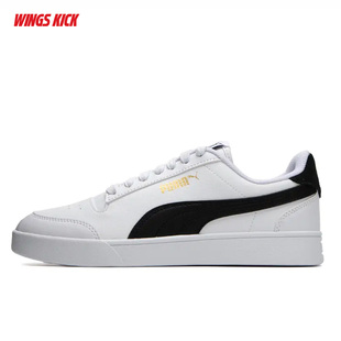 Puma/彪马 SHUFFLE 男女款低帮经典复古透气板鞋小白鞋 309668-03