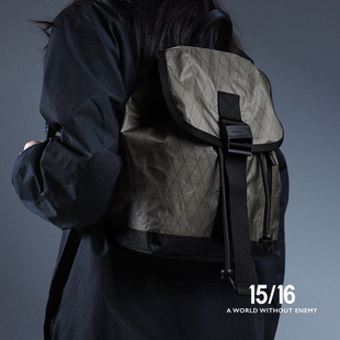 SixteenX Fifteen PAC伞兵双肩包小女士轻便背包防水休闲旅行包