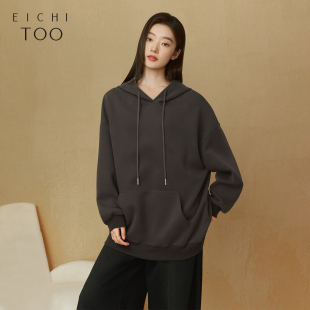 连帽卫衣 小恶魔造型慵懒风时尚 爱居兔卫衣女春秋新款 美式