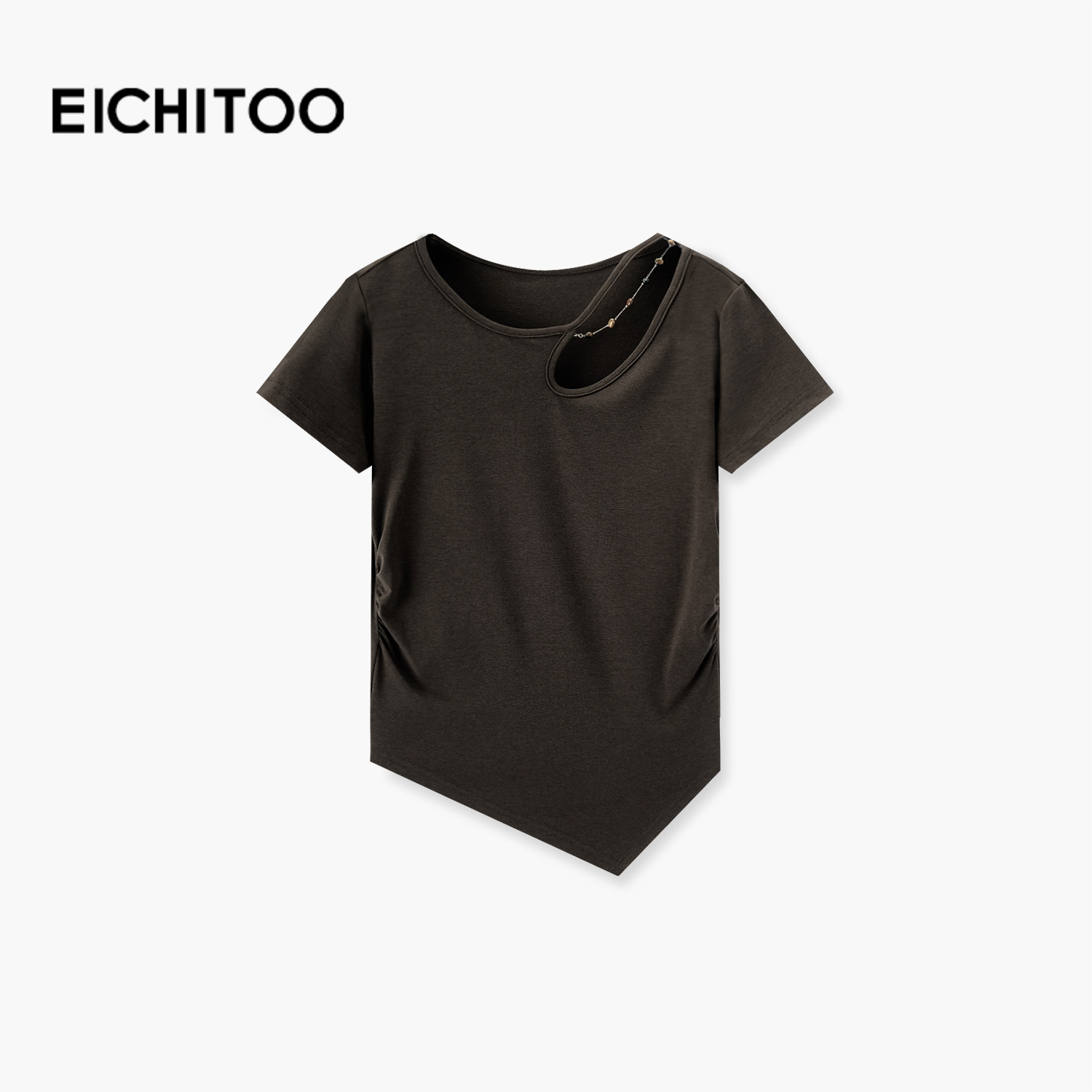 爱居兔慵懒优雅套装2026年夏季新款女轻盈透气度单裙性感上衣套装