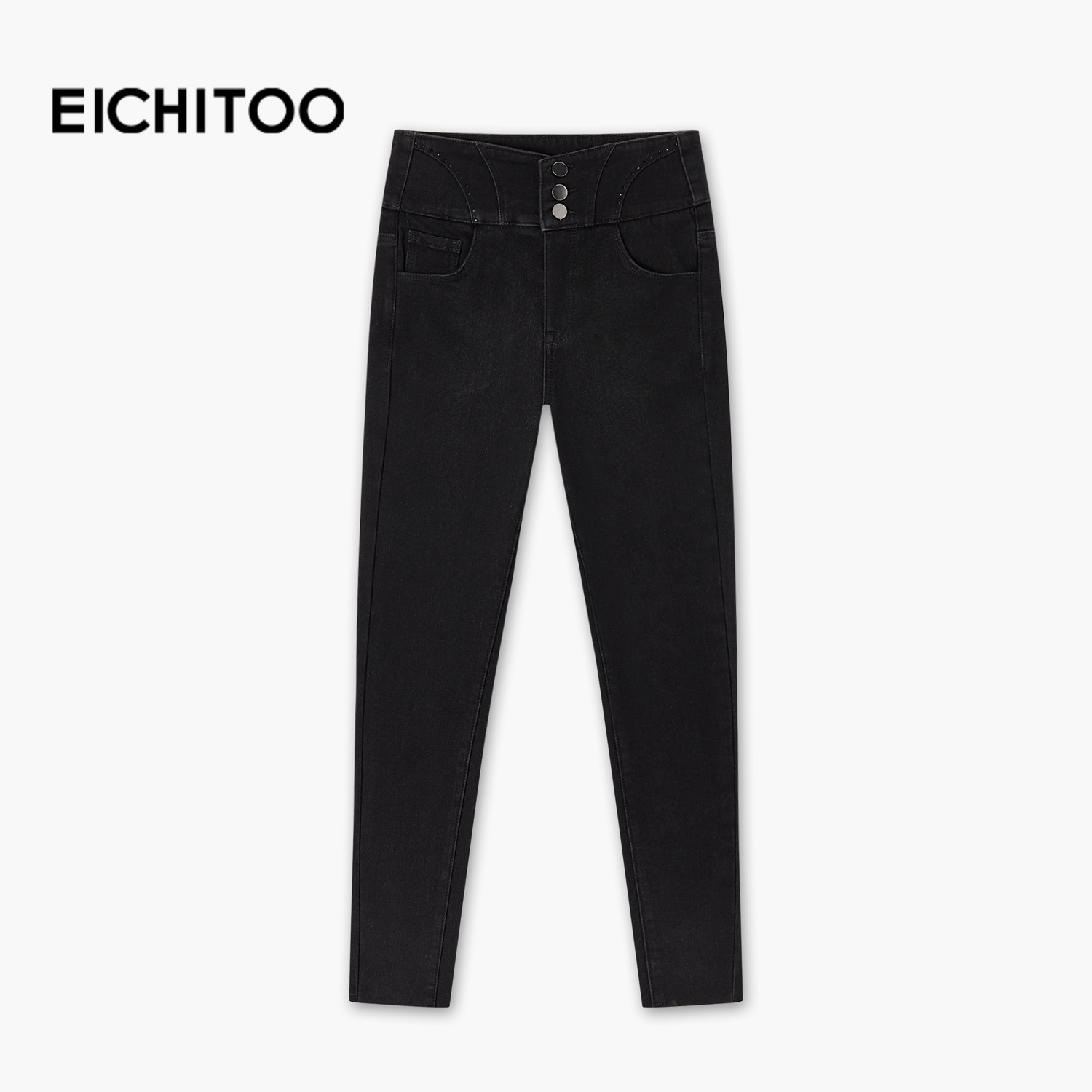 爱居兔高品质柔软舒适女牛仔裤2025年冬季新款显瘦修身长裤,女装/女士精品,牛仔裤,淘宝优惠券,粉丝福利购,淘宝优惠卷