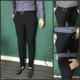 修身 男长裤 2023韩国新款 男式 韩版 子 型时装 显瘦小脚裤 裤 男士 休闲裤