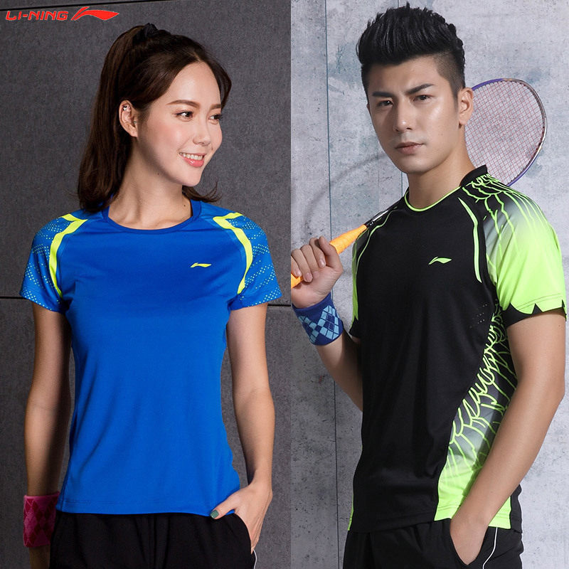 团购李宁羽毛球服上衣T恤男女款运动服排汗速干夏短袖羽毛球衣服|ruв категории движение/йога/фитнес/фанаты товаров, бадминтон, бадминтон одежды - от Buy2taobao.com для оказания профессиональной услуги покупки агента Taobao