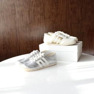 门店669 真皮小轻甘2026春季两穿德训鞋圆头阿甘鞋透气柔软休闲鞋