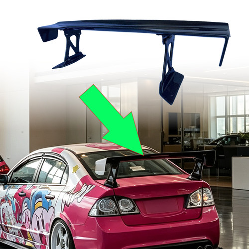 适用于2005-2011八代思域 思铭 FD2  Varis款改装尾翼
