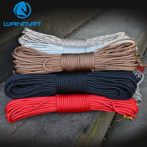 户外装备高质量尼龙7芯伞绳逃生救生绳帐篷绳捆绑绳七芯加强伞绳