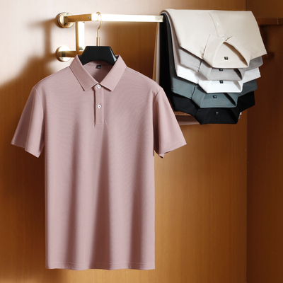 Virtue/富绅短袖POLO衫男士商务休闲珠地夏季半袖纯色T恤