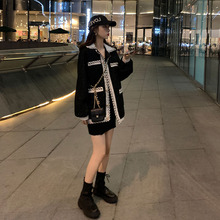 复古港味 法式 外衣2019春秋冬短款 小香风外套女士百搭宽松外穿韩版