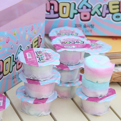 韩国彩虹棉花糖yem零食