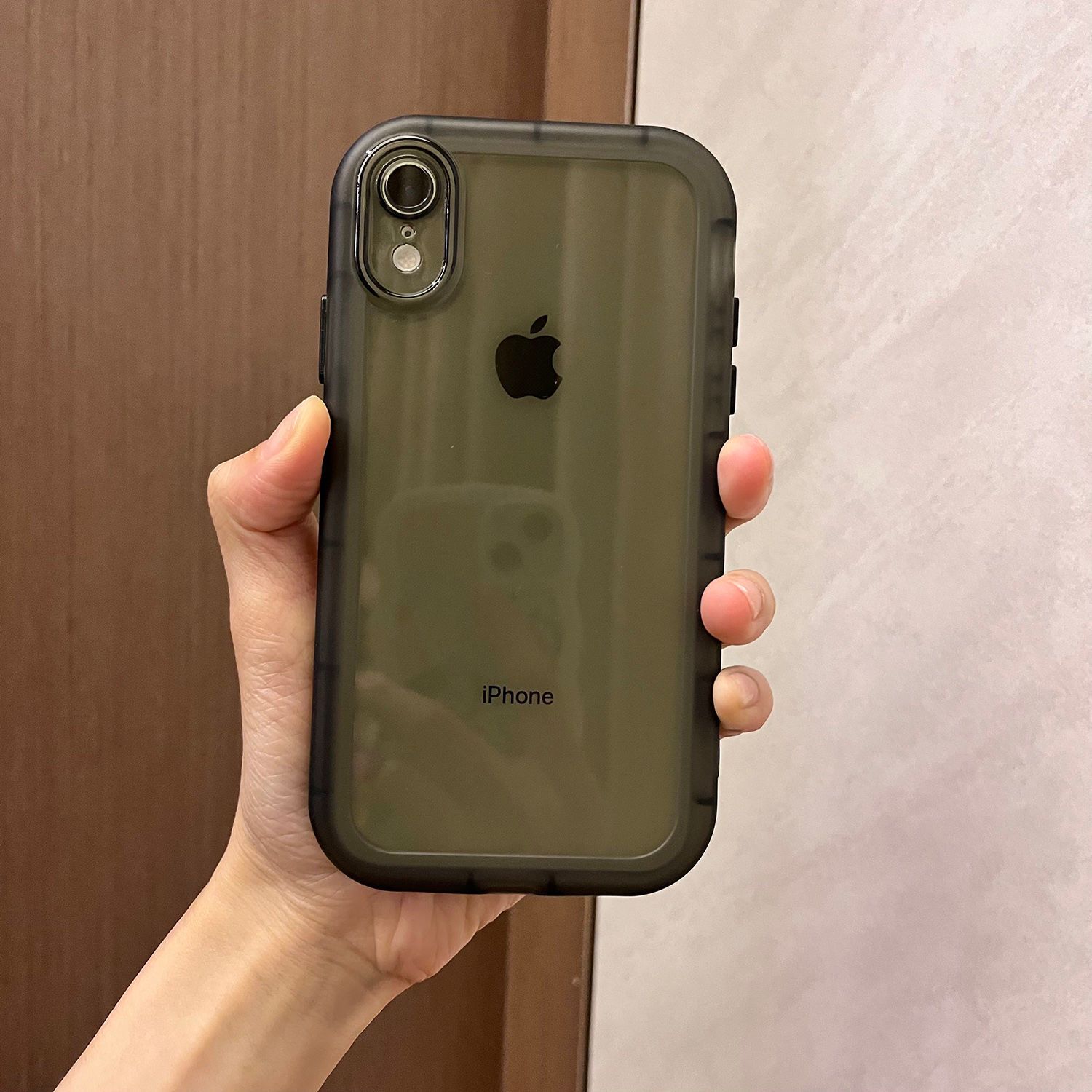 硅胶黑色iPhoneXR/xs手机壳14promax软壳简约14pro苹果适用XSMAX保护套X简约男防摔