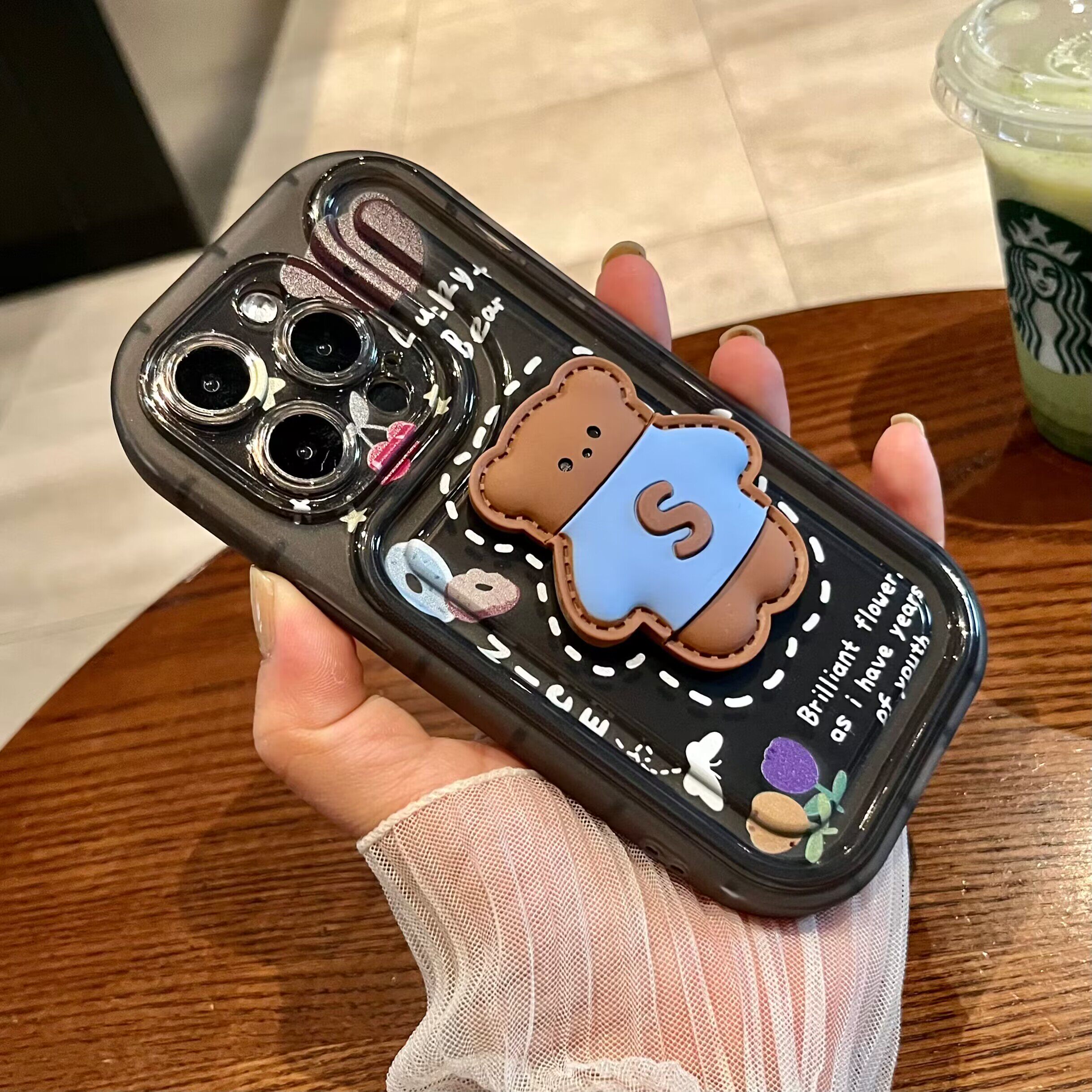 ins透明气囊情侣小熊兔子适用iphone14promax苹果13手机壳新款11女12小众高级感14pro卡通可爱硅胶立体手机套使用感如何?