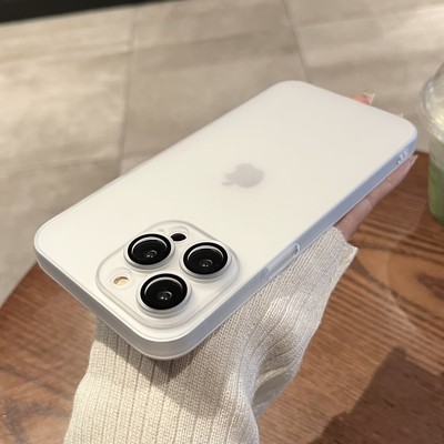 [久不发黄]适用苹果15手机壳iPhone15promax新款14情侣透明plus高级13磨砂女超薄防摔12镜头全包保护套ultra