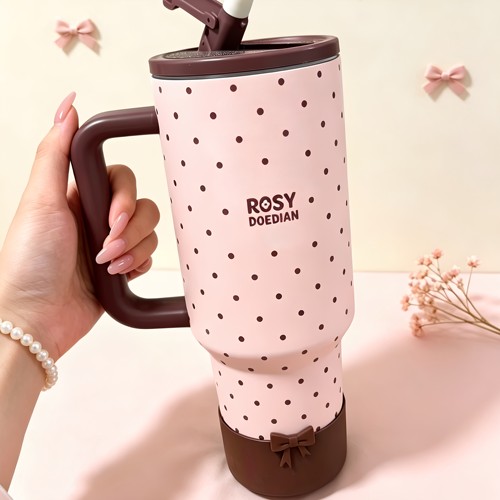 适用ROSY星星冰霸杯硅胶杯套RDD水杯防磨杯垫保温杯挂绳斜挎杯绳