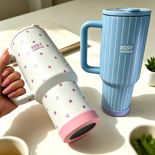 适用ROSY短款杯套冰霸杯硅胶杯套RDD露思同款保温杯保护套杯托