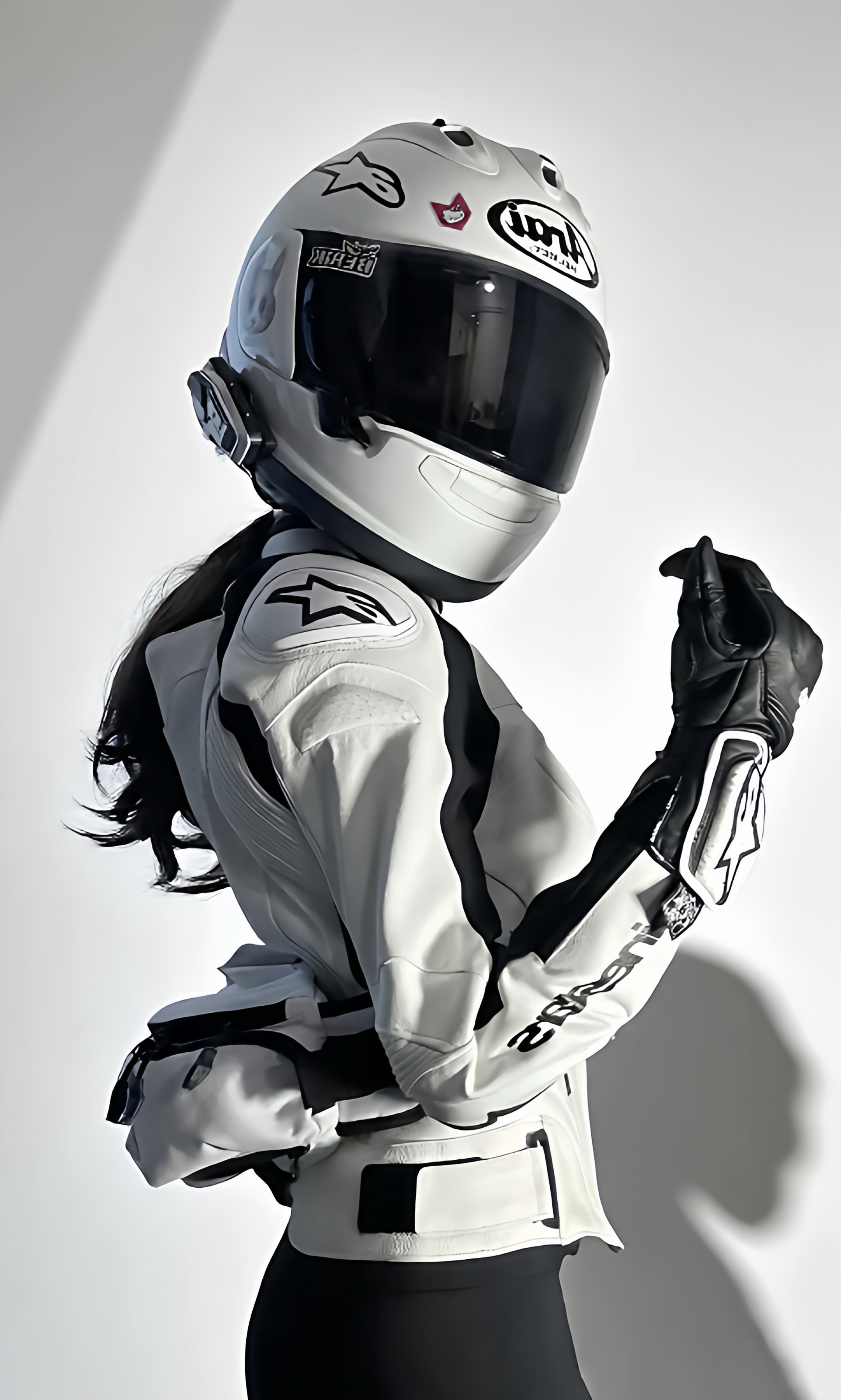 A星GP-4夹克皮衣100 ％真皮防摔耐磨抗撕裂护肩护肘护背男女可穿