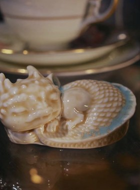 炸窑社陶瓷茶宠手作雕塑