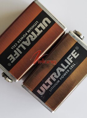 USED美国制造10年长寿ULTRALIFE 9V电池 使用过 全检电压电量正常