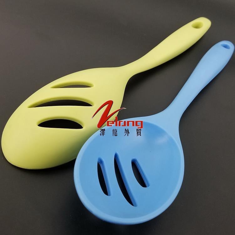 美国AMCO高档食品硅胶漏勺火锅勺