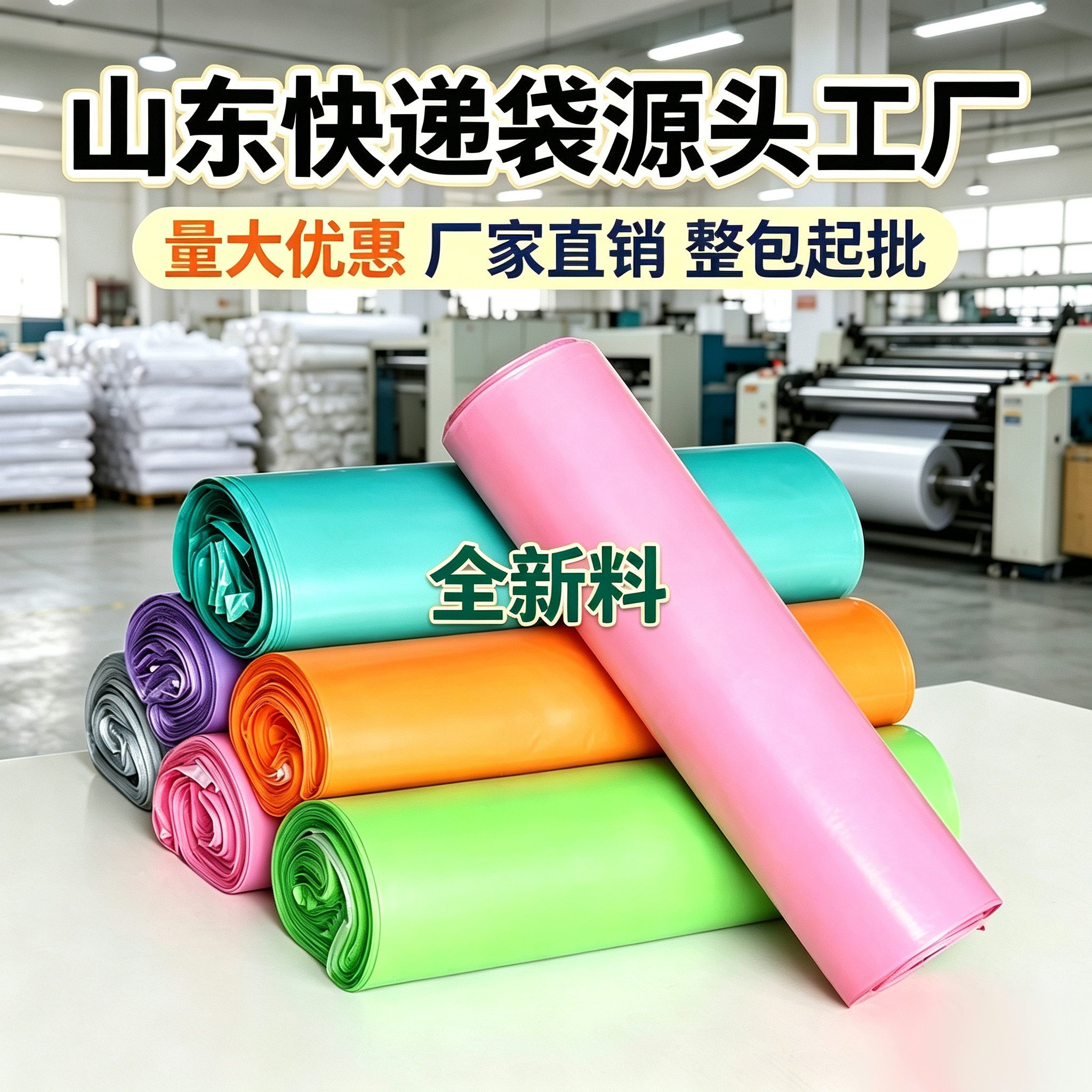 全新料彩色电商特价包邮快递袋