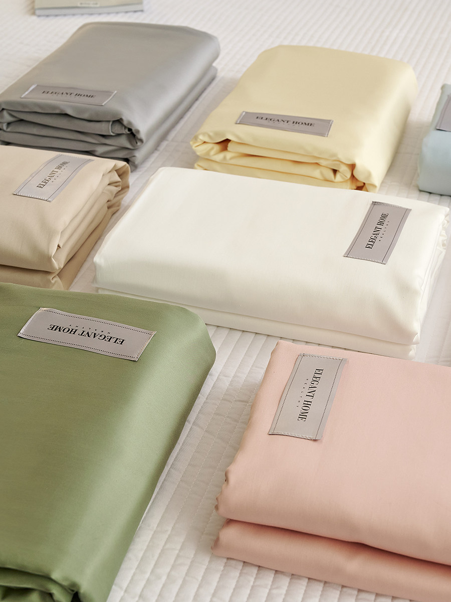 纯色柔软棉床单床笠定制可支010绒新疆床罩全棉纯棉长单件做简约