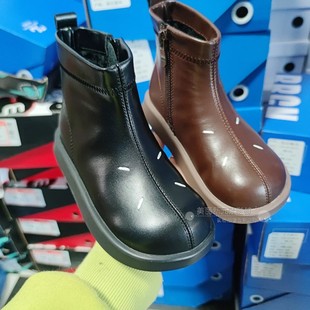 男女童短靴子加棉保暖加绒马丁靴M163 新款 宝贝概念童鞋 2024冬季