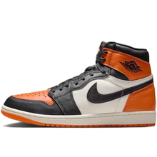 薪火Air Jordan AJ1黑橙扣碎篮板男经典复古潮流篮球鞋DZ5485-008