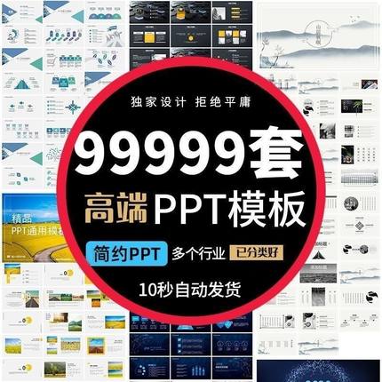 ppt模板高级感动态模版商务工作汇报年终总结企业宣传课件