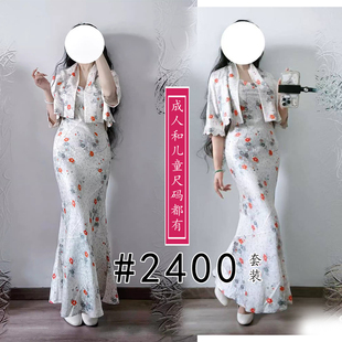 落肩花瓣外套套装 .垂领吊带裙 纸样 套装 2400此链接为外套和裙子