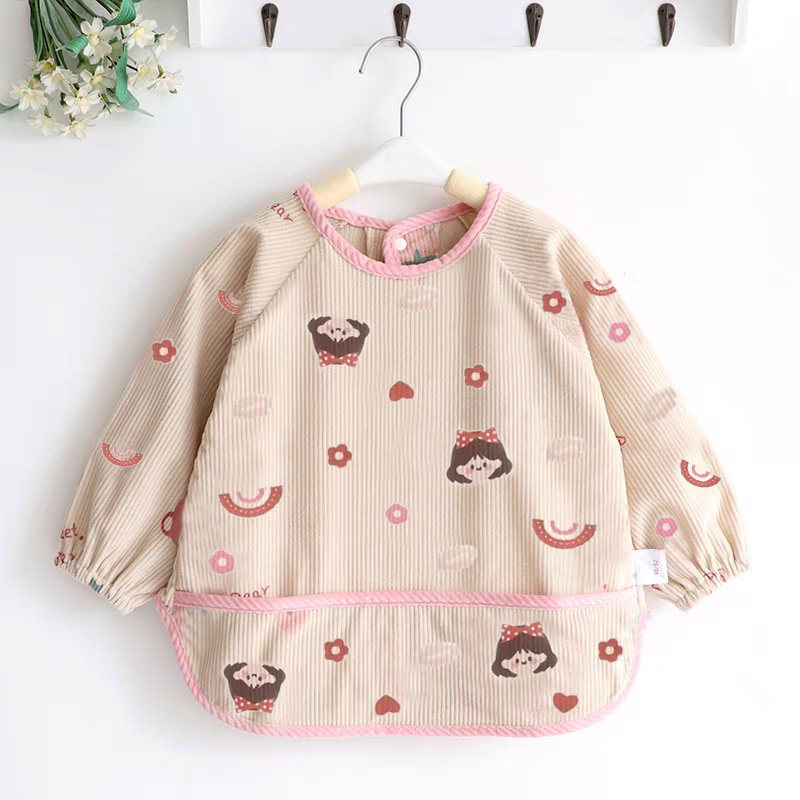 儿童罩衣男女童防水防脏反穿衣秋冬款婴幼儿围兜吃饭衣外穿衣围裙,童装/婴儿装/亲子装,反穿衣/罩衣,淘宝优惠券,粉丝福利购,淘宝优惠卷